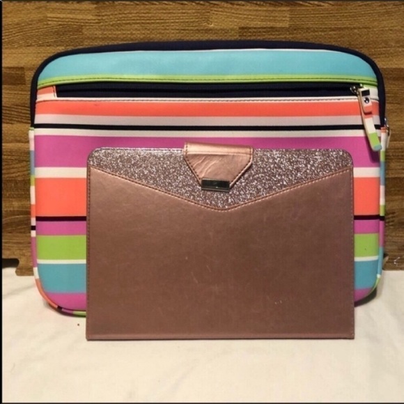 Color block padded iPad/laptop bag - Picture 2 of 6